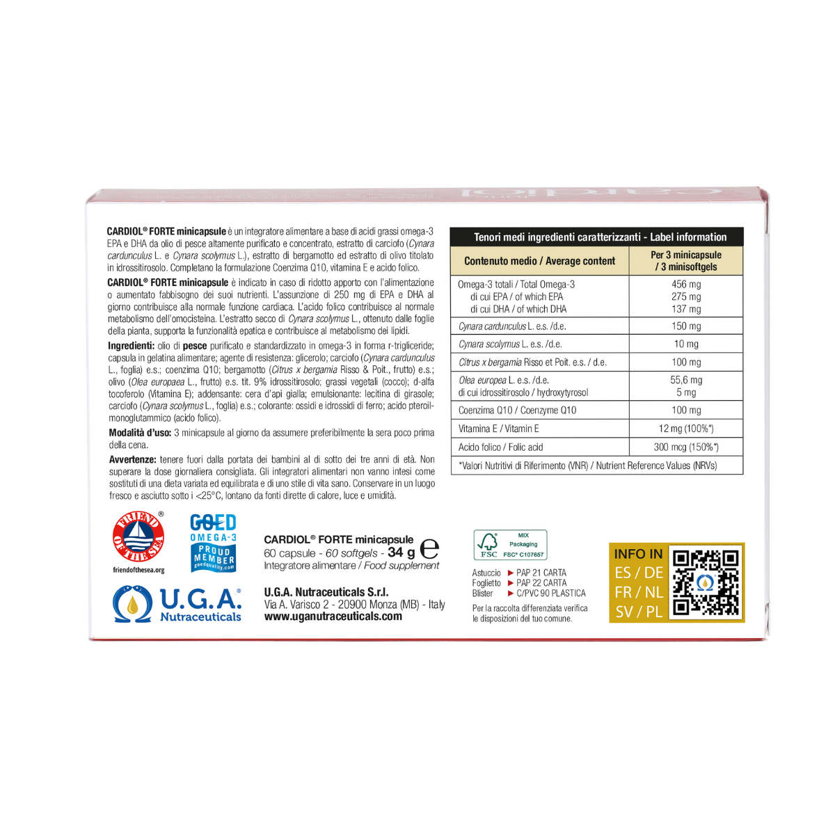 Cardiol Forte mini - 60 capsules