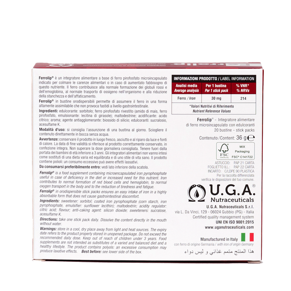 Ferrolip | U.G.A. Nutraceuticals